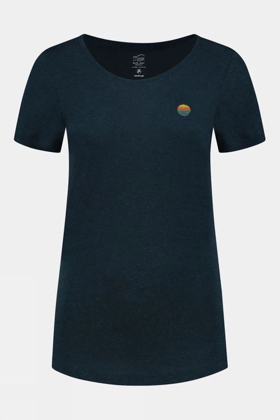 Blue Loop Originals Womens Denimcel Melange T-Shirt 1 Blue Loop Originals Womens Denimcel Melange T-Shirt