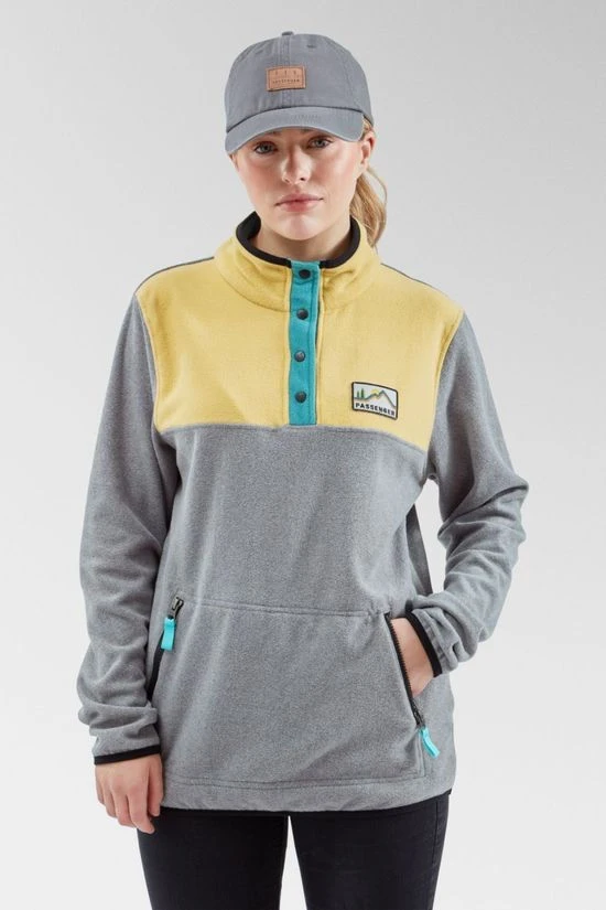 Passenger Womens Willow Recycled Polar Fleece Pullover 3 Passenger Womens Willow Recycled Polar Fleece Pullover - Image 3