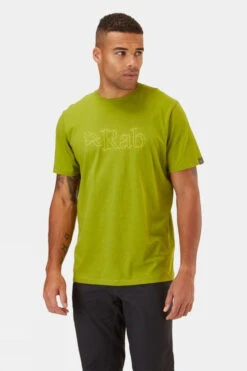 Rab Mens Stance Sketch Organic Cotton T-Shirt -Outdoor Clothing Store a1815199 5050 b
