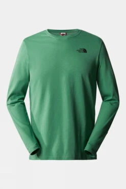 The North Face Mens Long Sleeved Red Box T-Shirt