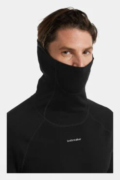Icebreaker Mens Merino Logn Sleeve Roll Neck Top -Outdoor Clothing Store a1924207 7070 t