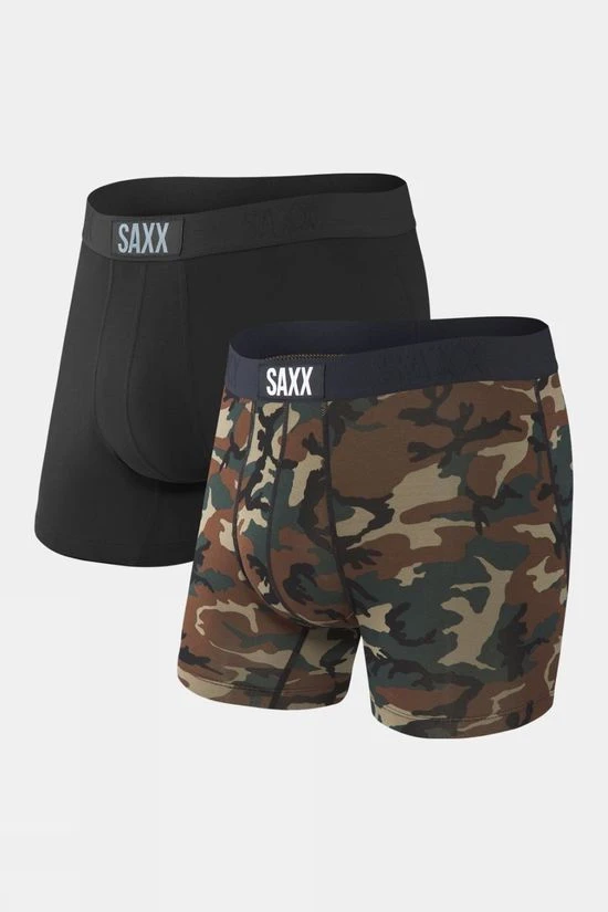 Saxx Mens Vibe Boxer Briefs (2 Pack) 1 Saxx Mens Vibe Boxer Briefs (2 Pack)