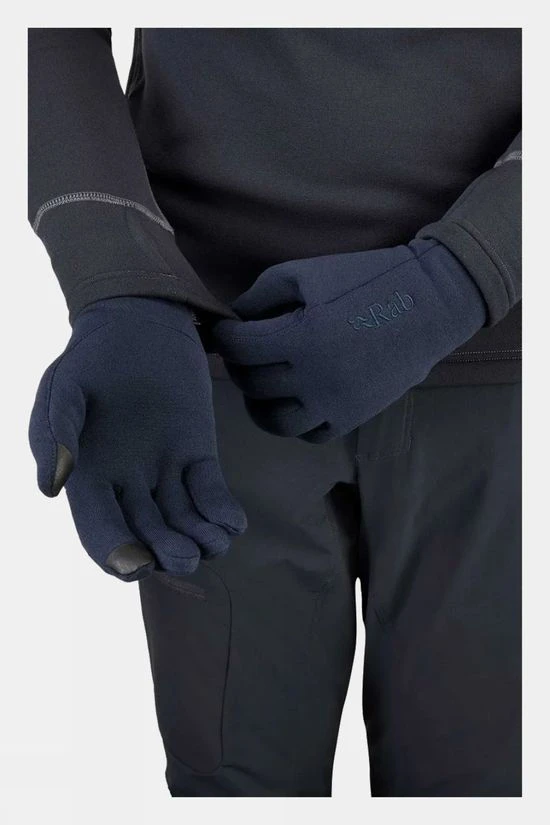 Rab Mens Power Stretch Contact Gloves 5 Rab Mens Power Stretch Contact Gloves - Image 5