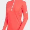 Mammut Womens Moench Advanced Half Zip Longsleeve Fleece