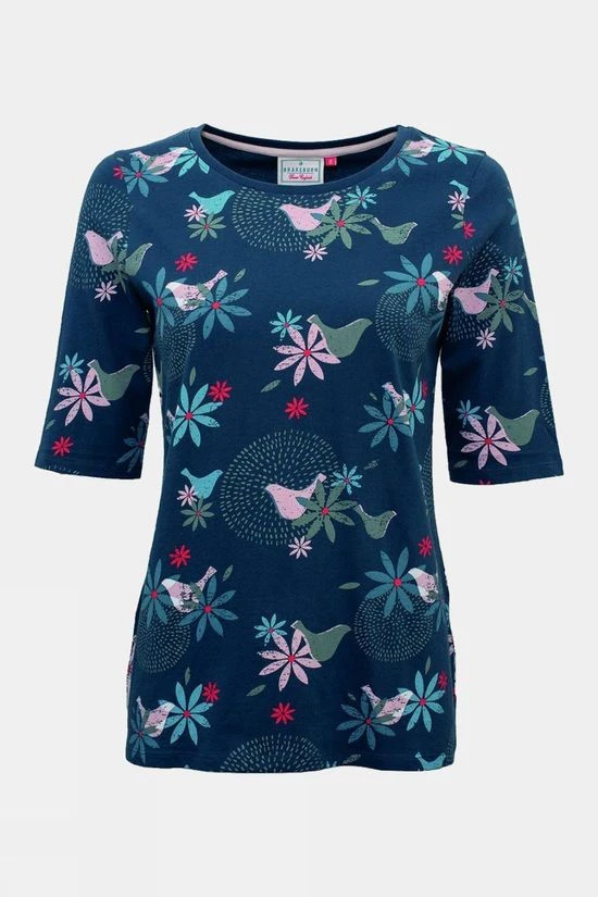 Brakeburn Womens Dove 1/2 Sleeve T-shirt 1 Brakeburn Womens Dove 1/2 Sleeve T-shirt