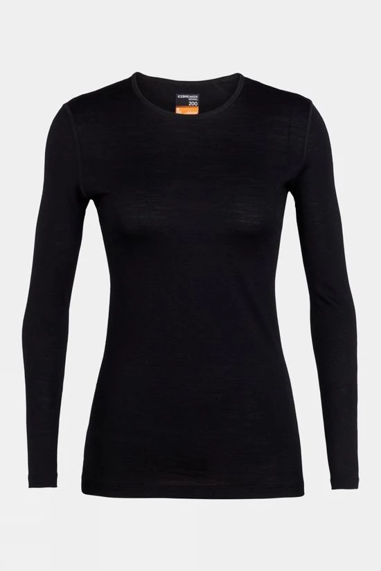 Icebreaker Womens 200 Oasis Long Sleeve Crew Top 1 Icebreaker Womens 200 Oasis Long Sleeve Crew Top