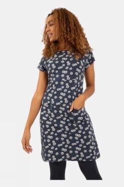 Weird Fish Womens Tallahassee Organic Printed Dress -Outdoor Clothing Store a4d144694444b