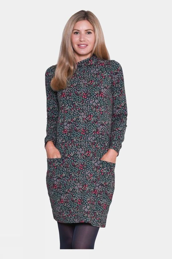 Brakeburn Womens Ditsy Cowl Neck Dress 1 Brakeburn Womens Ditsy Cowl Neck Dress