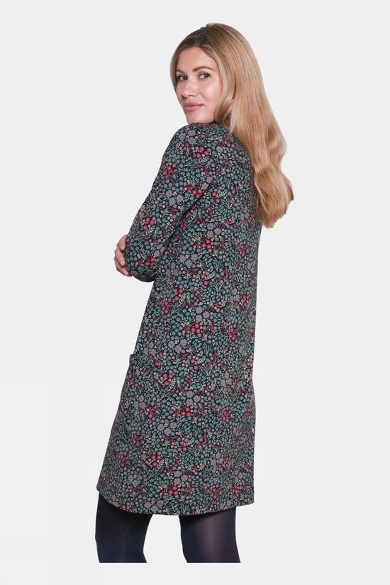 Brakeburn Womens Ditsy Cowl Neck Dress 2 Brakeburn Womens Ditsy Cowl Neck Dress - Image 2