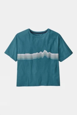 Patagonia Womens Ridge Rise Stripe Organic Easy Cut Tee