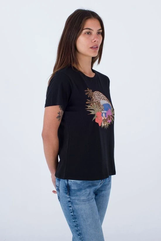 Hurley Womens Leopard Classic Tee 3 Hurley Womens Leopard Classic Tee - Image 3
