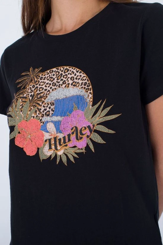 Hurley Womens Leopard Classic Tee 5 Hurley Womens Leopard Classic Tee - Image 5
