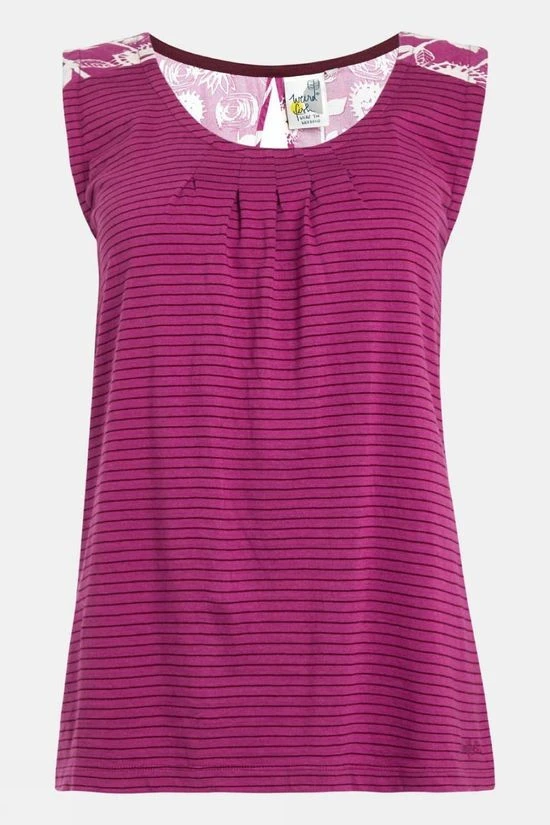 Weird Fish Womens Nilly Eco Vest Tee 1 Weird Fish Womens Nilly Eco Vest Tee