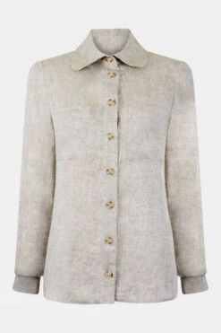 Troy London Womens Fine Linen Shirt