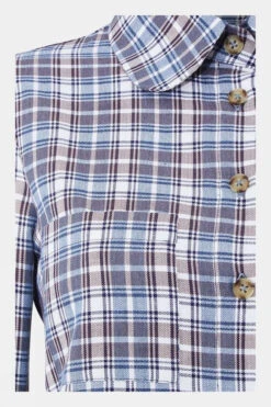 Troy London Womens Round Collar Check Shirt -Outdoor Clothing Store b11bcb0037 4040 o