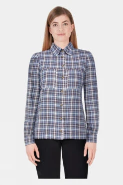 Troy London Womens Round Collar Check Shirt -Outdoor Clothing Store b11bcb0037 4040 t