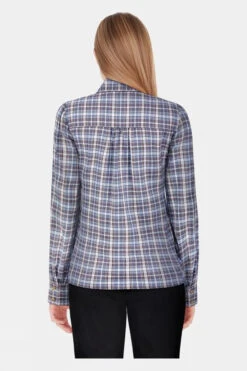 Troy London Womens Round Collar Check Shirt -Outdoor Clothing Store b11bcb0037 4040 u