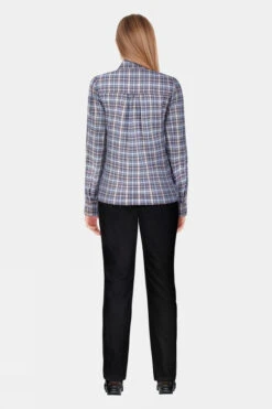 Troy London Womens Round Collar Check Shirt -Outdoor Clothing Store b11bcb0037 4040 w