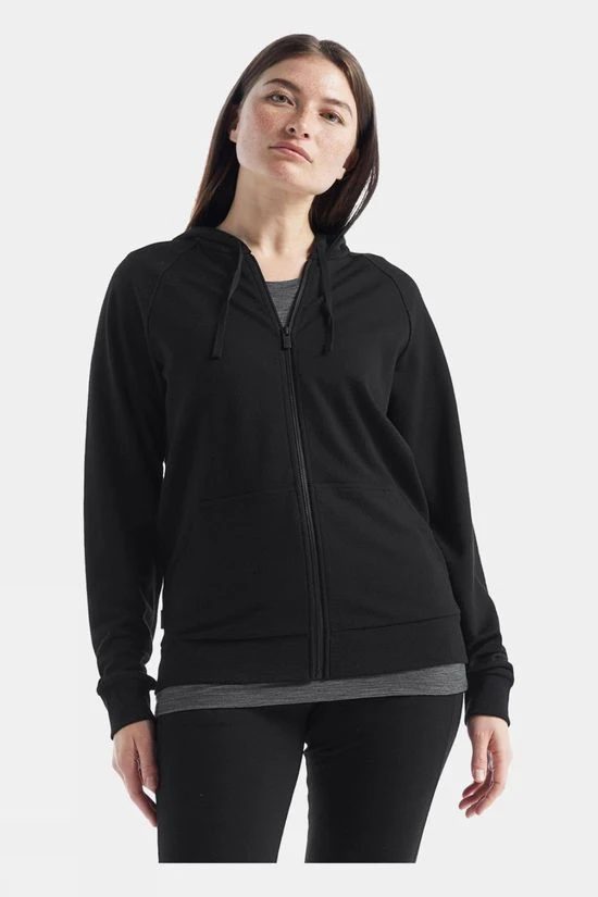 Icebreaker Womens Helliers Terry Zip Hoodie 2 Icebreaker Womens Helliers Terry Zip Hoodie - Image 2