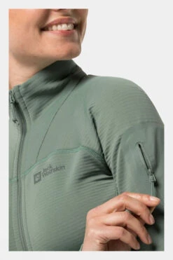 Jack Wolfskin Womens Prelight Full Zip Fleece Jacket -Outdoor Clothing Store b11bec0093 5252 d