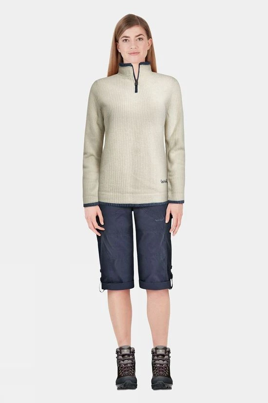 Weird Fish Womens Beyonce Eco 1/4 Zip Grid Fleece 5 Weird Fish Womens Beyonce Eco 1/4 Zip Grid Fleece - Image 5