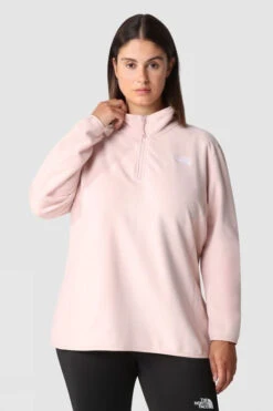 The North Face Womens Plus Size 100 Glacier1/4 Zip Fleece 9 The North Face Womens Plus Size 100 Glacier1/4 Zip Fleece -Outdoor Clothing Store b11bed0042 7036 c