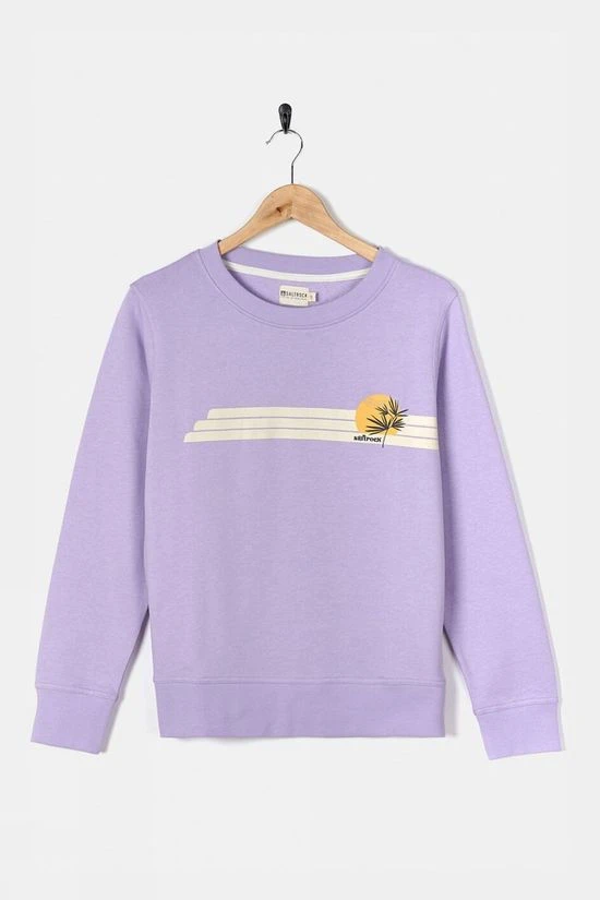 Saltrock Womens Poster Stripe Crew Sweatshirt 1 Saltrock Womens Poster Stripe Crew Sweatshirt