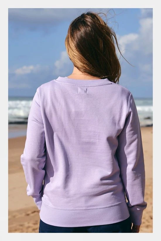 Saltrock Womens Poster Stripe Crew Sweatshirt 8 Saltrock Womens Poster Stripe Crew Sweatshirt - Image 8