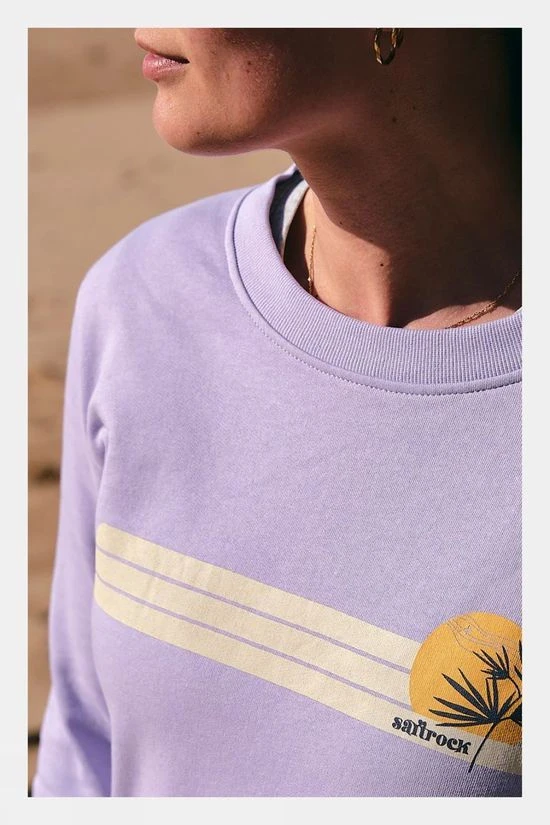 Saltrock Womens Poster Stripe Crew Sweatshirt 9 Saltrock Womens Poster Stripe Crew Sweatshirt - Image 9