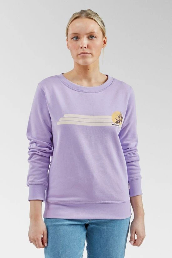 Saltrock Womens Poster Stripe Crew Sweatshirt 3 Saltrock Womens Poster Stripe Crew Sweatshirt - Image 3