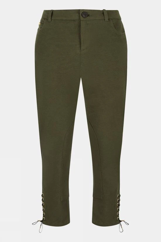 Troy London Womens Lace-up Moleskin Pants 1 Troy London Womens Lace-up Moleskin Pants