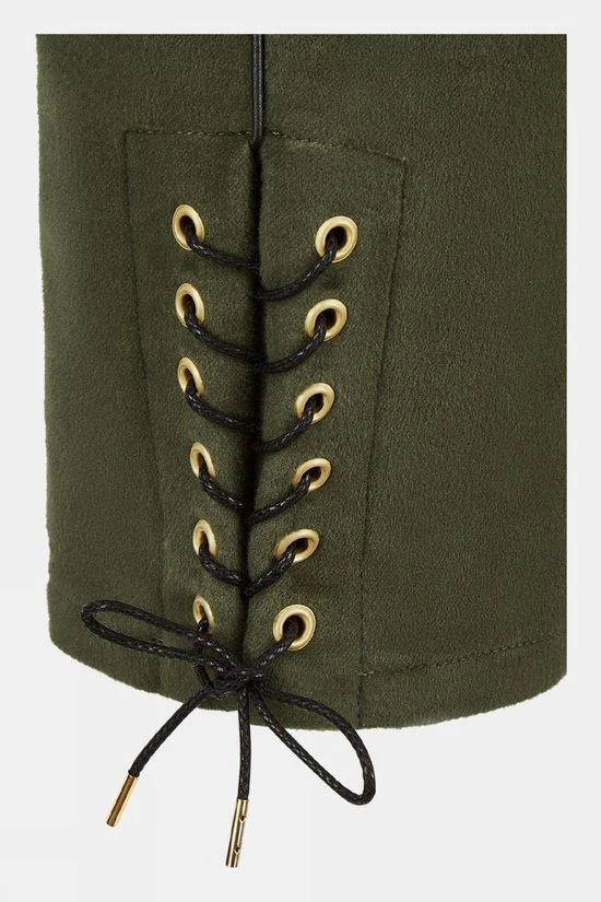 Troy London Womens Lace-up Moleskin Pants 4 Troy London Womens Lace-up Moleskin Pants - Image 4