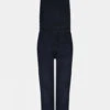 Troy London Womens Slim Fit Corduroy Dungarees