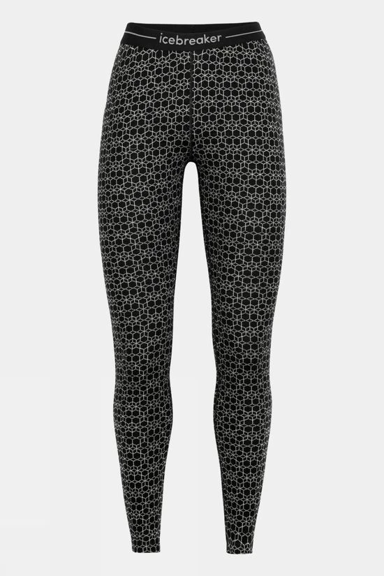 Icebreaker Womens Merino 250 Vertex Thermal Leggings - Alpine Geo 1 Icebreaker Womens Merino 250 Vertex Thermal Leggings - Alpine Geo