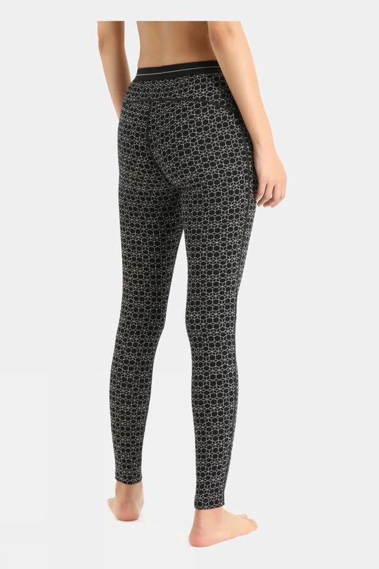 Icebreaker Womens Merino 250 Vertex Thermal Leggings - Alpine Geo 3 Icebreaker Womens Merino 250 Vertex Thermal Leggings - Alpine Geo - Image 3