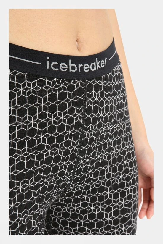 Icebreaker Womens Merino 250 Vertex Thermal Leggings - Alpine Geo 5 Icebreaker Womens Merino 250 Vertex Thermal Leggings - Alpine Geo - Image 5