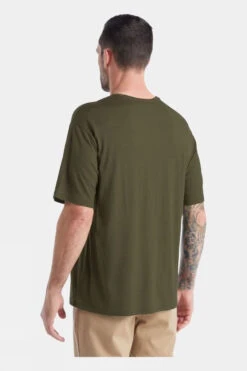 Icebreaker Mens Granary Stripe Pocket Tee -Outdoor Clothing Store b12bac0365 5454 c