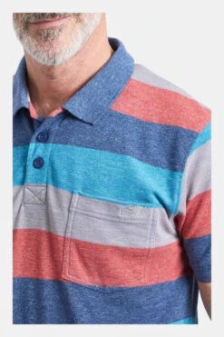 Weird Fish Mens Filmore Slub Pique Stripe Polo Shirt -Outdoor Clothing Store b12bbc0050 4133 d