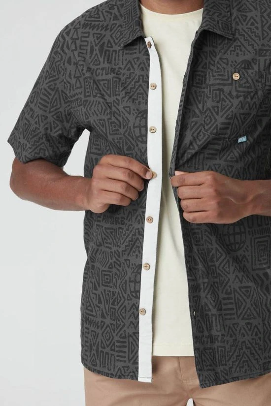 Picture Mens Mataikona Short Sleeve Shirt 9 Picture Mens Mataikona Short Sleeve Shirt - Image 9