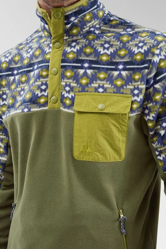 Ayacucho Mens Fitzroy Snap Fleece 6 Ayacucho Mens Fitzroy Snap Fleece - Image 6