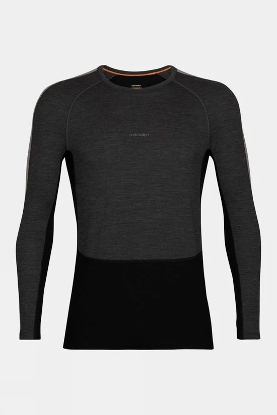Icebreaker Mens Zoneknit 200 Long Sleeve Crewe Top 1 Icebreaker Mens Zoneknit 200 Long Sleeve Crewe Top