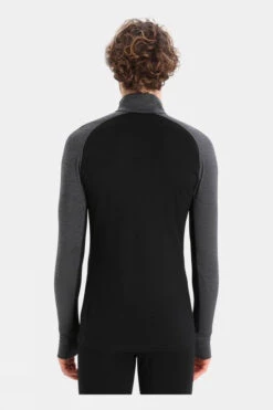 Icebreaker Mens Zoneknit 260 Long Sleeve Half Zip Top -Outdoor Clothing Store b12gab0073 7170 c