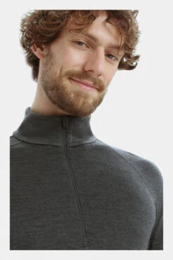 Icebreaker Mens Zoneknit 260 Long Sleeve Half Zip Top -Outdoor Clothing Store b12gab0073 7170 e