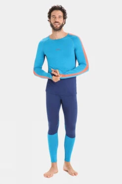 Icebreaker Mens 150 ZoneKnit Long Sleeve Crew Top -Outdoor Clothing Store b12gab0083 4341 e