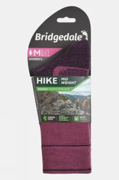 Bridgedale Womens Midweight Merino Endurance Socks -Outdoor Clothing Store b6114501 3535 j