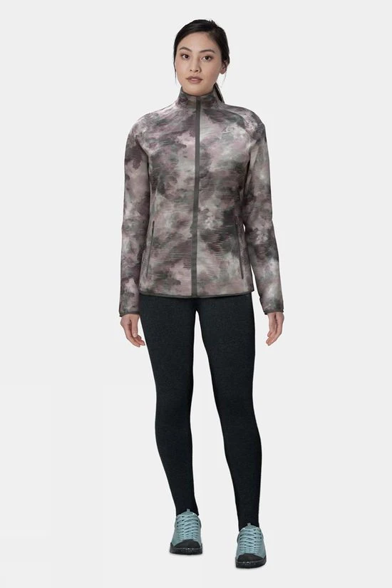 Odlo Womens Essential Light Print Running Jacket 4 Odlo Womens Essential Light Print Running Jacket - Image 4