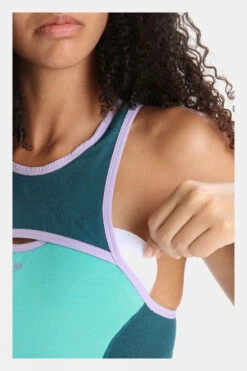 Icebreaker Womens ZoneKnit Sports Bra -Outdoor Clothing Store c11gb90127 5050 g