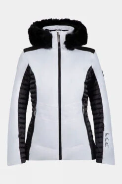 Henri Duvillard Womens Camille Faux Fur Ski Jacket