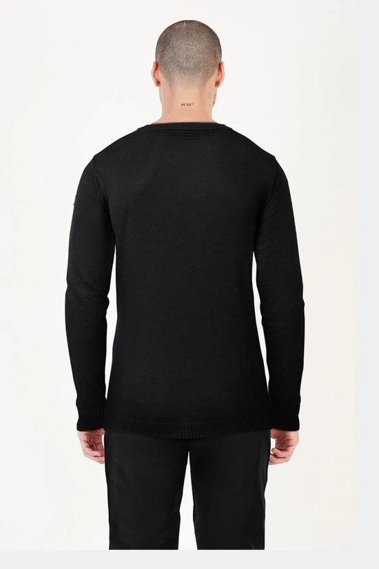 Henjl Mens Piste Artiste Merino Crew Neck Sweater 4 Henjl Mens Piste Artiste Merino Crew Neck Sweater - Image 4