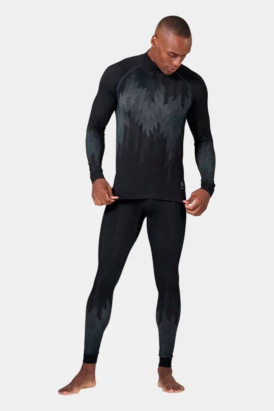 Odlo Mens Kinship 200 Long Sleeve Quarter Zip T-Shirt 3 Odlo Mens Kinship 200 Long Sleeve Quarter Zip T-Shirt - Image 3